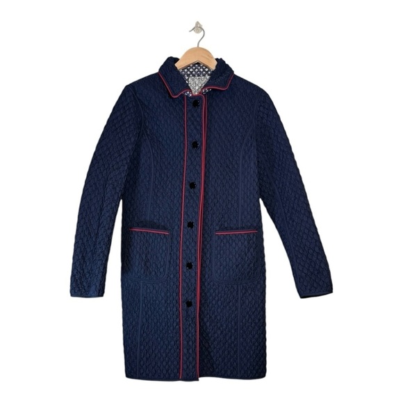 Landi Fancy Reversible Quilted Top Coat - Picture 3 of 8